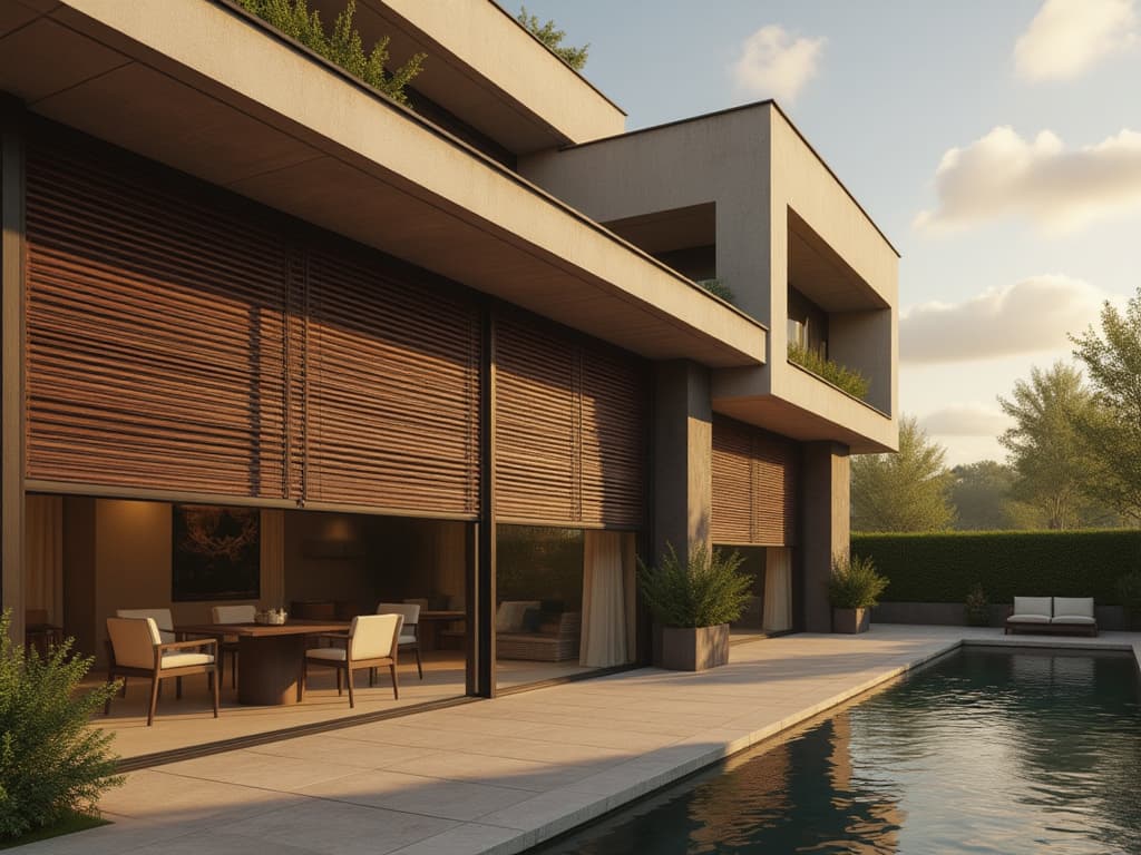 външни ламелни щори